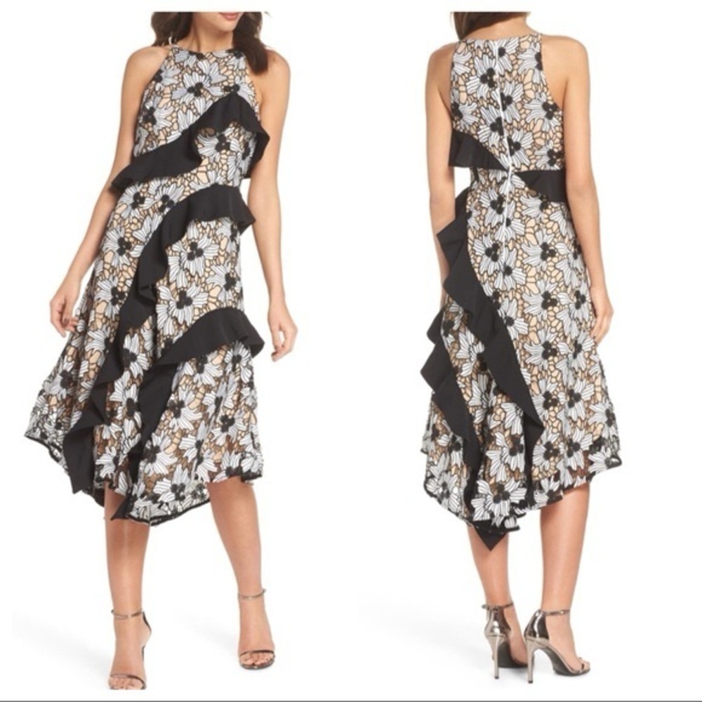 Keepsake The Label Break Free Lace Midi Dress- NWT- Large
